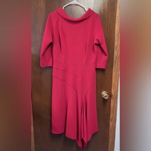 EUC - 8 - Rickie Freeman Teri Jon Red Dress.